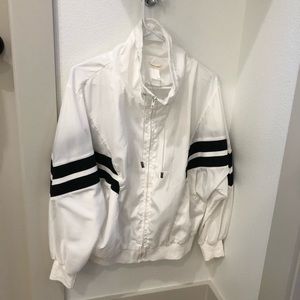 Black & white windbreaker